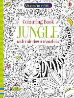 Book Cover for Colouring Book Jungle with Rub Downs by Sam Smith