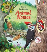 Book Cover for Look Inside Animal Homes by Emily Bone