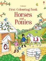 Book Cover for First Colouring Book Horses and Ponies by Jessica Greenwell