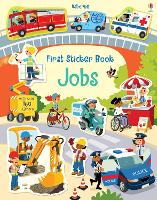 Book Cover for First Sticker Book Jobs by Hannah Watson