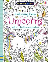 Book Cover for Colouring Book Unicorns with Rub Downs by Kirsteen Robson