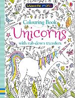 Book Cover for Colouring Book Unicorns With Rub Downs by Kirsteen Robson