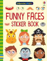 Book Cover for Funny Faces Sticker Book by Sam Smith