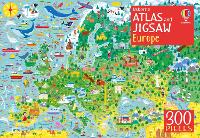 Book Cover for Usborne Atlas and Jigsaw Europe by Jonathan Melmoth