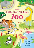 Book Cover for Little First Stickers Zoo by Holly Bathie