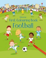 Book Cover for First Colouring Book Football by Sam Taplin