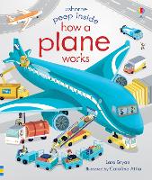 Book Cover for Peep Inside How a Plane Works by Lara Bryan
