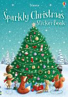 Book Cover for Sparkly Christmas Sticker Book by Fiona Patchett