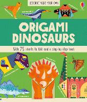 Book Cover for Origami Dinosaurs by Lucy Bowman