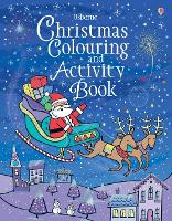 Book Cover for Christmas Colouring and Activity Book by Kirsteen Robson