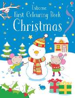 Book Cover for First Colouring Book Christmas by Jessica Greenwell