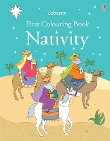 Book Cover for First Colouring Book Nativity by Felicity Brooks