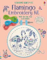 Book Cover for Embroidery Kit: Flamingo by Lara Bryan