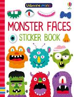 Book Cover for Monster Faces Sticker Book by Sam Smith