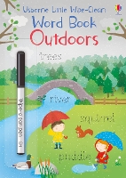 Book Cover for Little Wipe-Clean Word Book Outdoors by Felicity Brooks