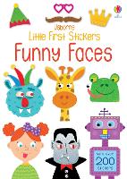 Book Cover for Little First Stickers Funny Faces by Sam Smith