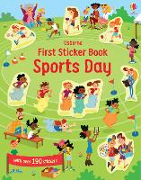 Book Cover for First Sticker Book Sports Day by Jessica Greenwell