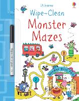 Book Cover for Wipe-Clean Monster Mazes by Jane Bingham