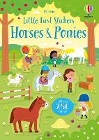 Book Cover for Little First Stickers Horses and Ponies by Kirsteen Robson