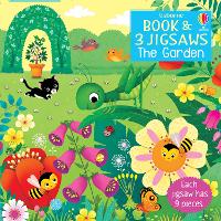 Book Cover for Usborne Book and 3 Jigsaws: The Garden by Sam Taplin