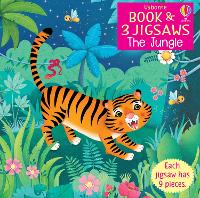 Book Cover for Usborne Book and 3 Jigsaws: The Jungle by Sam Taplin