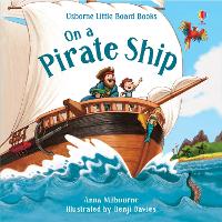 Book Cover for On a Pirate Ship by Anna Milbourne
