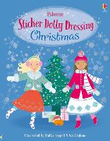 Book Cover for Sticker Dolly Dressing Christmas by Leonie Pratt