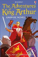 Book Cover for Adventures of King Arthur Graphic Novel by Russell Punter