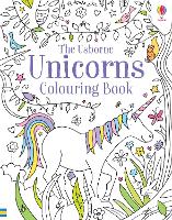 Book Cover for Unicorns Colouring Book by Kirsteen Robson