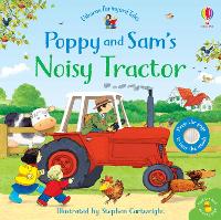 Book Cover for Poppy and Sam's Noisy Tractor by Sam Taplin