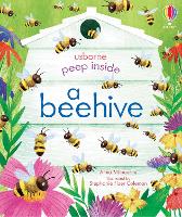 Book Cover for Peep Inside a Beehive by Anna Milbourne