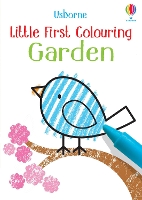 Book Cover for Little First Colouring Garden by Kirsteen Robson