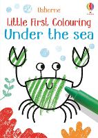 Book Cover for Little First Colouring Under the Sea by Kirsteen Robson