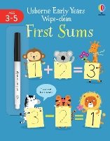 Book Cover for Early Years Wipe-Clean First Sums by Jessica Greenwell, Ailie Busby