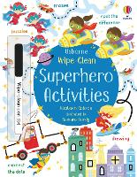 Book Cover for Wipe-Clean Superhero Activities by Kirsteen Robson