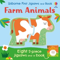 Book Cover for Usborne First Jigsaws by Matthew Oldham