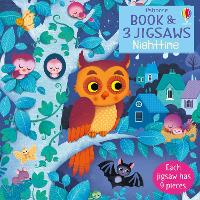 Book Cover for Usborne Book and 3 Jigsaws: Night time by Sam Taplin