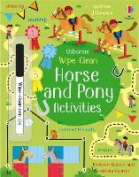 Book Cover for Wipe-Clean Horse and Pony Activities by Kirsteen Robson