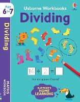 Book Cover for Usborne Workbooks Dividing 6-7 by Holly Bathie