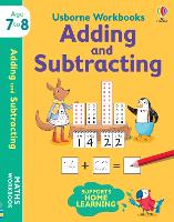 Book Cover for Usborne Workbooks Adding and Subtracting 7-8 by Holly Bathie