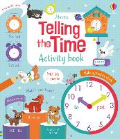 Book Cover for Telling the Time Activity Book by Lara Bryan