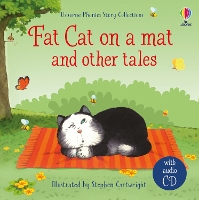 Book Cover for Fat cat on a mat and other tales with CD by Russell Punter, Lesley Sims, Lesley Sims