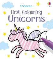 Book Cover for First Colouring Unicorns by Matthew Oldham