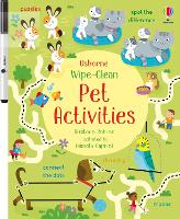 Book Cover for Wipe-Clean Pet Activities by Kirsteen Robson