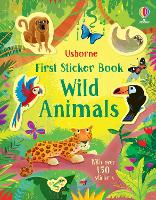 Book Cover for First Sticker Book Wild Animals by Holly Bathie