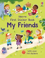 Book Cover for First Sticker Book My Friends by Holly Bathie