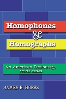 Book Cover for Homophones and Homographs by James B. Hobbs