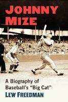 Book Cover for Johnny Mize by Lew Freedman