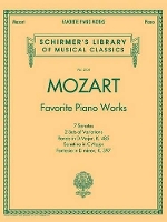 Book Cover for Mozart - Favorite Piano Works by Wolfgang Amadeus Mozart