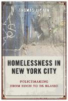 Book Cover for Homelessness in New York City by Thomas J. Main